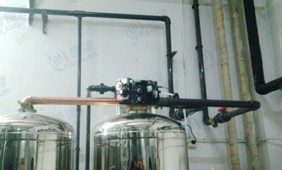 食品厂锅炉软化水设备  美国福来克Fleck  9500 控制系统 一用一备交替再生