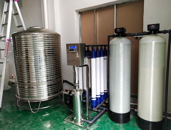 食品厂4吨井水超滤净水设备